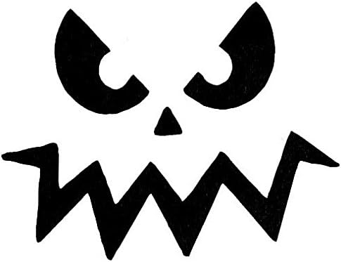 Gourmet Rubber Stamps Cling Stamps 2.75 x 4.75-inch-Pumpkin Face 4