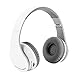 Produktbild Zerone Faltbare Bluetooth Kopfhörer PS4, HiFi Stereo Gaming Headset PS4 Bluetooth V4.1 Wireless Gaming Headset über Ohr mit Mikrofon(Weiß)