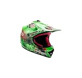 ARROW HELMETS AKC-49 Green Moto-Cross-Helm Cross-Helm...