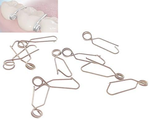 Lot of 20 pcs, smileortho® New Brown of Separator Stainless Steel for the dentist dental ortodoncista of Treatment ortodóntico (New Stainless Steel Separator Brown Color For Dental Orthodontic Treatment Dentist Orthodontist)
