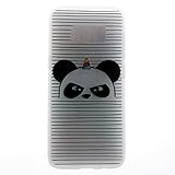 Samsung Galaxy S8 Case, BONROY Color 3D Creative Design Ultra Slim Soft TPU Shockproof Case Bumper Anti-slip Silicone TPU Protector Cover Case for Samsung Galaxy S8 - Panda