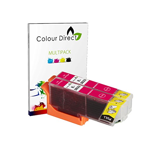 2 x Magenta ( 2633 ) Colour Direct Tintenpatronen Ersatz für Epson Expression Premium XP-510 XP-600 XP-605 XP-610 XP-615 XP-620 XP-625 XP-700 XP-710 XP-720 XP-800 XP-810 XP-820 Drucker.
