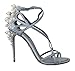 Produktbild Dolce & Gabbana - Damen Sandalen - Blue Silk Raso Stiletto Heels - EU 39