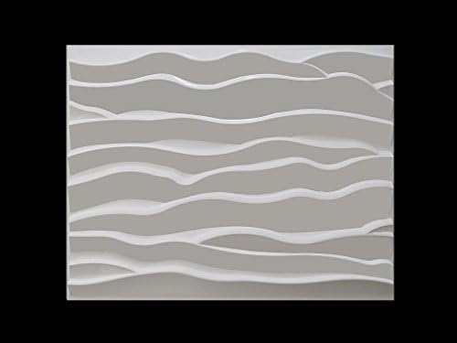 Beach 3D Board - 3D Wall Panels White - Feature Walls - Cladding (1m²)