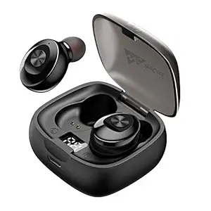 WeCool Moonwalk M1 Earbuds (Wireless Bluetooth Earbuds) with IPX5 and Digital Display Charging Case, Bluetooth Earphones with HD Music and Calls Ture Wireless Sport Fit Ear Buds Bluetooth 5.0