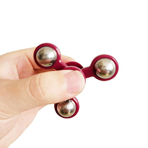 CORNMI Fidget Spinner Hand/Finger spinner EDC Toys High Speed 1-4 Minutes Spins Stress reliever Anxiety Reducer ADD ADHD Mind Concentration ,Adult Focus Desk Toys Gyro (Steel ball, rose red) CORNMI Fidget Spinner Hand/Finger spinner EDC Toys High Speed 1-4 Minutes Spins Stress reliever Anxiety Reducer ADD ADHD Mind Concentration ,Adult Focus Desk Toys Gyro (Steel ball, rose red)