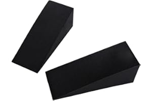BOWTONG 2 bloques de cuña de espuma para yoga, bloque de cuña para sentadillas, accesorios de ejercicio de pie de apoyo, equilibrio, fuerza, estiramiento para bloque de sentadillas, soporte de muñeca, pilates, ejercicios de pie