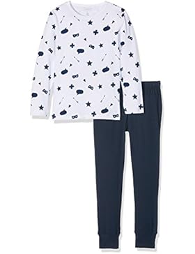 NAME IT Jungen Zweiteiliger Schlafanzug Nkmnightset Bright White Noos