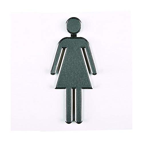 M&T DISPLAYS Pictogramme 3D Toilette Femme
