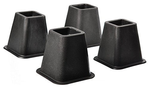 Tvtime Direct 4 Pack Bed Risers for Hiatal Hernias, Gerd, Acid Reflux