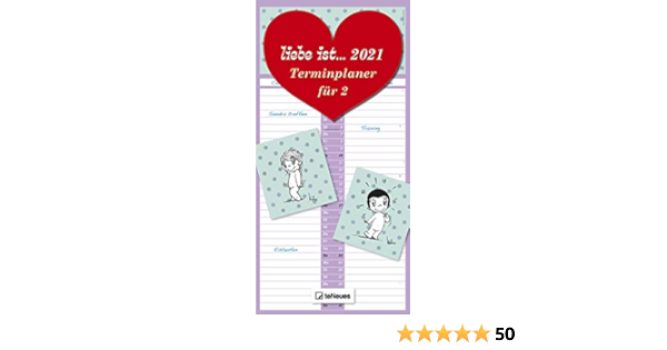 Liebe Ist Terminplaner Fur 2 2021 Familien Timer Termin Planer Kinder Kalender Familien Kalender 22x45 Teneues Calendars Casali Kim Amazon De Bucher