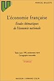 L'économie française : Etudes thématiques de l'économie nationale