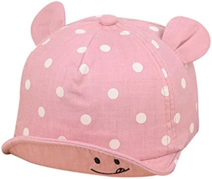 Elecenty Kids Children Hat, Toddler Boys&amp;Girls Summber Infant Baby Smiling Face Wave Point Baseball Cap Sunhat (Pink)