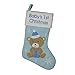 Produktbild Baby 's First Christmas Stocking, blau, H: 51 W: 27 D: 2 cm