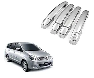 Zenlo Door Handle Chrome Cover/Catch Cover for Toyota Innova 2005-2012 Set of 4 Pcs.