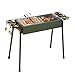 Produktbild Uten Holzkohlegrill BBQ Faltbare Grill Edelstahl Picknickgrill mit Rostfreier Stahl BBQ Drahtgeflecht Klappgrill für Outdoor Garten Camping Party Beach Barbecue Grün
