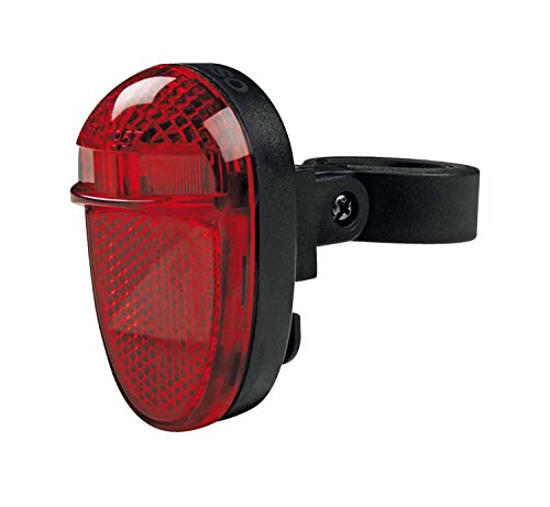 OSRAM LEDsBIKE RX2, rotes LED Rücklicht für Fahrräder, batteriebetriebene LED-Rückleuchte mit Entladungsanzeige, Beleuchtungsstärke 2,4 lx, LEDBL302, Faltschachtel (1 Stück) - 2
