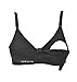 LADIES WOMENS BLACK MATERNITY BREAST FEEDING BREASTFEEDING BRA WITH FROUNT OPENING POUCH NURSING 34c 36c 38c 40c 42c (34C)