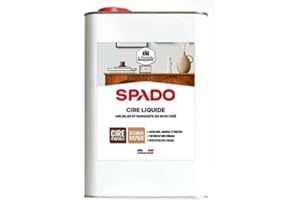 ST WANDRILLE - Cire Antiquaire Liquide - Produit Nettoyant Anti-Taches Pour Parquets et Meubles en Bois Ciré - À La Cire d'Abeille - Fabrication Française - 5 Litres