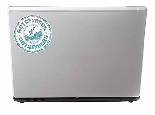 2 x Göteborg Schweden Vinyl Aufkleber Aufkleber Laptop Auto Reise Gepäck Label Tag # 9709 – 10cm/100mm Wide - 2