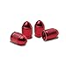 Produktbild Dsycar Stilvolle Aluminium Ventilkappen Bike Motorrad Auto Reifen Rad Ventilschaft Staubkappen für Auto styling Dekoration - 4 Teile/los- (Rot)