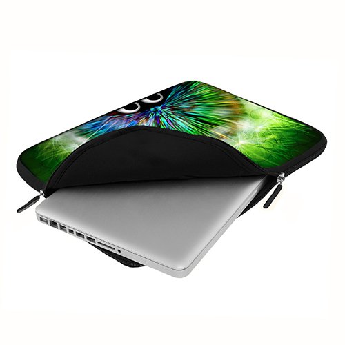 PEDEA Design Tablet PC Tasche 10,1 Zoll (25,6cm) mit Mauspad und schnurloser Maus, Green Hedgehog - 5