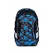 Produktbild Satch Sleek Blue Triangle, ergonomischer Schulrucksack, 24 Liter, extra schlank, Blau/Schwarz/Grau