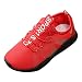 Produktbild Freizeit Laufschuhe Sannysis Kinder Mädchen Jungen Studenten Mesh Briefe Drucken Nähte Farbe Mesh Schuhe Laufschuhe Sportschuhe Freizeitschuhe Sneaker (33, Rot)