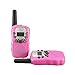 Produktbild Zulux Set bestehend aus 2 Stück 22-Kanal Twin Walkie-Talkie-2-Way Radio 3 km Reichweite - Kinder Two Way Radios für Kinder Geschenk (Rosa)