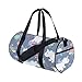 Produktbild Plosds Einhorn nettes Kind benutzerdefinierte leichte große Yoga Gym Totes Handtasche Reise Canvas Seesäcke mit Schulter Crossbody Fitness Sport Gepäck für Mädchen Männer Frauen