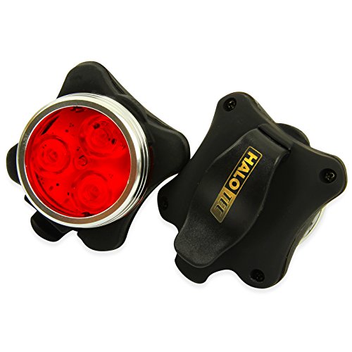 Halo Tec USB aufladbaren Fahrrad Beleuchtung – LED-Leuchten – Super hell Bike Lights High Lumen Count-Clip auf dem Fahrrad Beleuchtung – Wasserdicht wiederaufladbarer Fahrradlicht Set – Mountainbike – Rennrad leuchtet - 7