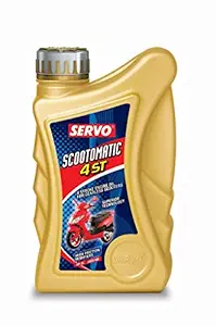 Servo Scootomatic 10W-30 API SL Petrol Engine Oil for Gearless Scooters (800 ml)