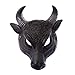 Produktbild SilenceID Gruseltier Halloween Maske Buffalo Bull Kopf Maske Cosplay Kostümparty Halloween Tier Maske Mardi Gras Vollgesichts Tier Maske