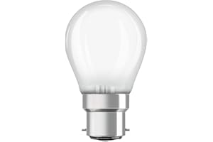 OSRAM Ampoule LED | Culot: B22d | Blanc chaud | 2700 K | 4 W | équivalent à 40 W | dépolie | LED Retrofit CLASSIC P