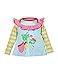 Phister & Philina Baby Girls 0-24m SOPHIA BABY GIRL Tunica Sweatshirt, Multicoloured (Clearwater), 6-9 Months (Manufacturer size: 74)