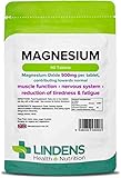 Lindens Magnesium 500mg Tablets | 90 Pack