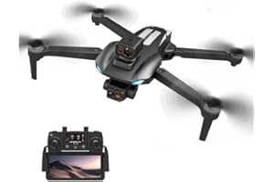 LUXWALLET Aerofly X Dodge - 30 km/h - GPS Drone + OAS (czujnik unikania Obstakel) - 1200 metrów - 1-osiowa kamera - stabilizator EIS