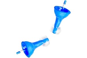 UIEXAY 1 Paire Bouchons D'Oreilles Gonflables Innovants, Réutilisables, Réduisant Le Bruit, Bouchons D'Oreilles En Silicone Doux Et Imperméables Pour Dormir, Voyage, Concentration Profonde