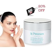 Crema hidratante antiedad 50ml con Ácido Hialurónico y Colágeno. Antiarrugas con vitamina A, C, E para una piel sana, tersa y suave. Tratamiento facial antimanchas con Aloe Vera para hombre y mujer