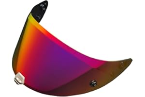 MTDVZR HJ-26 Helmet Visor Replacement,UV Protection Helmet Face Shield Compatible with HJC Rpha 70,Rpha 70 St,Rpha 11,Rpha 11 Pro,HJ-26St (Revo Rose Red-Day Use Only)