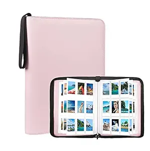 540 Pockets Photo Album for Fujifilm Instax Mini LiPlay 11 90 40 Evo 9 8 7S Instant Camera/ Mini Link SP-1 Printer, Polaroid Snap SnapTouch PIC-300 Z2300 Mint Zip Instant Camera Printer -Pink