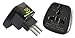 Produktbild FiveSeasonStuff 1 x Reisestecker / Reiseadapter / Travel Plug / Adapter aus Deutschland / Europa Schutzkontakt Reiseadapter für Italien, Chile, El Salvador, Äthiopien, Libyen, Malediven, Syrien, Tunesien, Uruguay..Typ L (Schwarz)