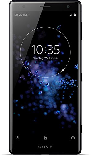 Sony Xperia XZ2 Smartphone (14,5 cm (5,7 Zoll) IPS Full HD+ Display, 64 GB interner Speicher und 4 GB RAM, Dual-SIM, IP68, Android 8.0) Liquid Black - Deutsche Version