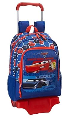 Cars 3 - Mochila grande con carro extraíble, Trolley (Safta 611809313) de  Safta - Juguetepia.com