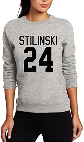 Clothing Sweatshirt Stilinski 24 For Woman Girl (Gray - Size S)