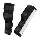 Furpaw Attelle pour Chien, Bandage Thérapeutique Jarrete Articulation Patte Hanche pour Canins, Jarret Chien Prévient Blessures et Entorses (2Pcs, Petit)