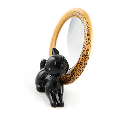 Goebel 66800194 „Leopard Kitty“ Spiegel, Hartporzellan, bunt, 27,5 x 11,5 x 17 cm - 4