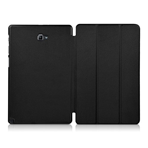 kwmobile Hülle für Samsung Galaxy Tab A 10.1 P580 / P585 (S-Pen) – Smart Cover Case Tablet Schutzhülle Kunstleder – Ultra Slim Tabletcase Schwarz - 9