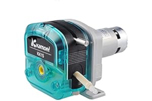 K KAMOER Kamoer Petite pompe péristaltique 24 V CC Moteur 1300 ml/min Pompe doseuse à haut débit pour transfert de liquide visqueux et non visqueux