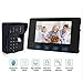 Produktbild Doorbell JFW-7 Zoll Wasserdichte Video-Gegensprechanlage mit Fingerabdruck-Tastatur entsperren Touch-Taste mit Nachtsicht-Telefon